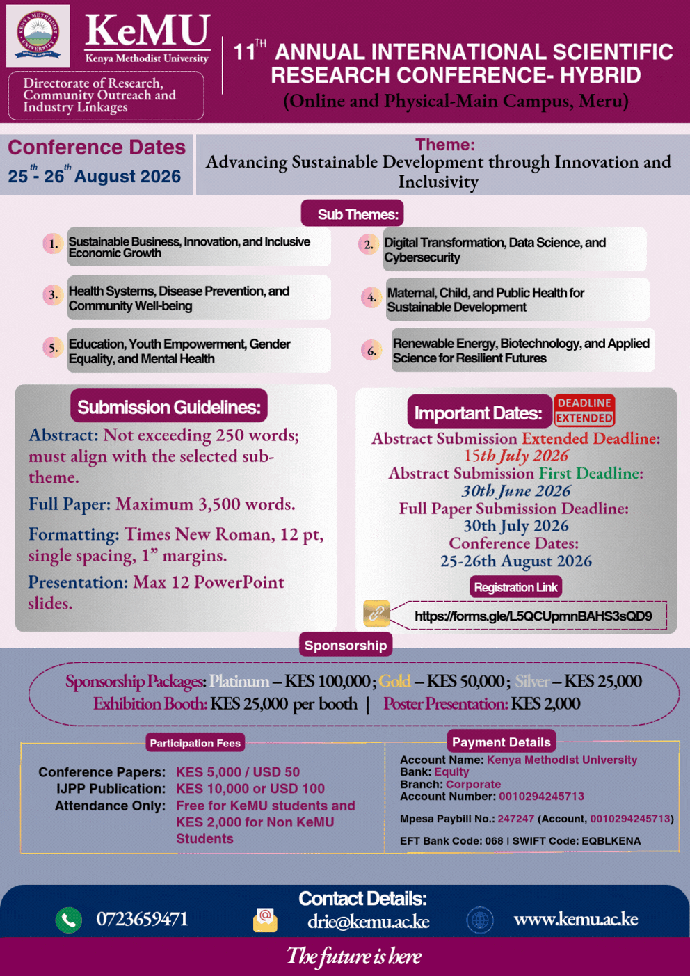 11th Annual Research Conference
